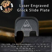 1st Armored Division Laser Engraved Glock Slide Plate
