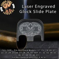 Combat Medic Laser Engraved Glock Slide Plate