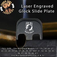 POW/MIA Laser Engraved Glock Slide Plate