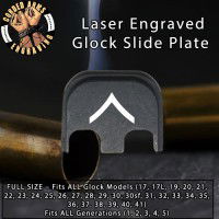 Private Laser Engraved Glock Slide Plate