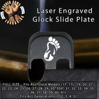 Big Foot Laser Engraved Glock Slide Plate
