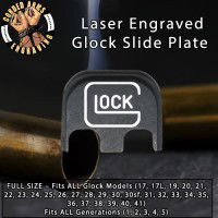 Glock Laser Engraved Glock Slide Plate