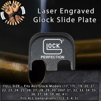 Glock Perfection Laser Engraved Glock Slide Plate