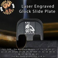 We Can Do It! Laser Engraved Glock Slide Plate