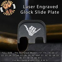 Shaka Laser Engraved Glock Slide Plate
