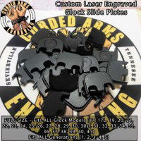 Custom Laser Engraved Glock Slide Plate