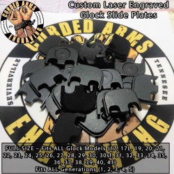 Custom Laser Engraved Glock Slide Plate