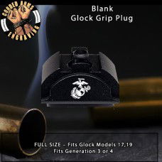 U.S. Marines Lasered Engraved Glock Grip Plug