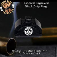 I Love Guns n Bacon Lasered Engraved Glock Grip Plug