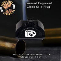 Bullet Bill Lasered Engraved Glock Grip Plug