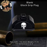 Drippy Punisher Lasered Engraved Glock Grip Plug
