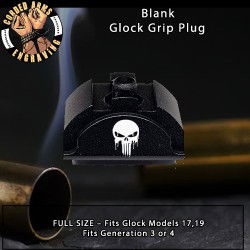 Drippy Punisher Lasered Engraved Glock Grip Plug