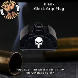Punisher Lasered Engraved Glock Grip Plug