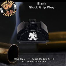 Hello Kitty Crossbones Lasered Engraved Glock Grip Plug