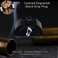Big Foot Lasered Engraved Glock Grip Plug