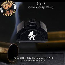 Tactical Big Foot Lasered Engraved Glock Grip Plug