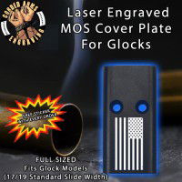 American Flag Lasered Engraved MOS Cover Plate