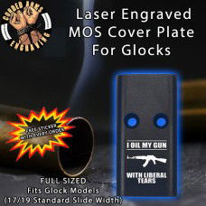Liberal Tears Lasered Engraved MOS Cover Plate