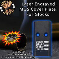 W.S.G.&F. Lasered Engraved MOS Cover Plate
