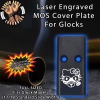 Gas Masked Hello Kitty Lasered Engraved MOS Cover Plate
