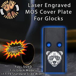 Mama Bear Lasered Engraved MOS Cover Plate