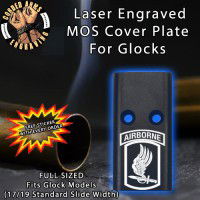 173rd Airborne Brigade Lasered Engraved MOS Cover Plate
