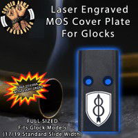 8th Infantry Division Lasered Engraved MOS Cover Plate