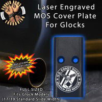 Coast Guard Lasered Engraved MOS Cover Plate
