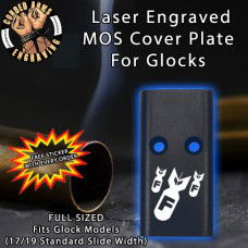 Incoming F-Bombs Lasered Engraved MOS Cover Plate