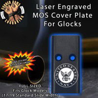 U.S. Navy Lasered Engraved MOS Cover Plate