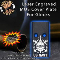 U.S. Navy ShellBack Lasered Engraved MOS Cover Plate