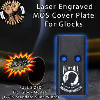 POW/MIA Lasered Engraved MOS Cover Plate
