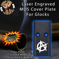 Anarchy Lasered Engraved MOS Cover Plate