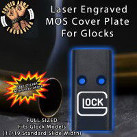Glock Lasered Engraved MOS Cover Plate