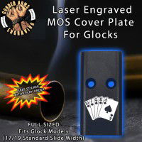 Royal Flush Lasered Engraved MOS Cover Plate