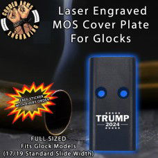 Trump 2024 Lasered Engraved MOS Cover Plate