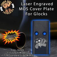Dead's Man Hand Lasered Engraved MOS Cover Plate