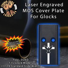 Dove Cross 2 Lasered Engraved MOS Cover Plate