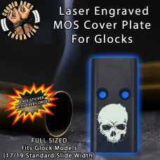 Skull 3 Lasered Engraved MOS Cover Plate