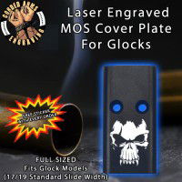 Fanged Skull Lasered Engraved MOS Cover Plate