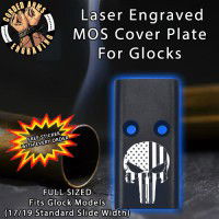Punisher Flag Lasered Engraved MOS Cover Plate