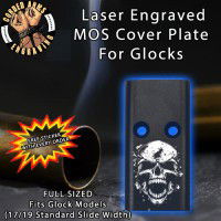 Mocking Skull Lasered Engraved MOS Cover Plate