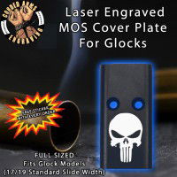 Punisher Lasered Engraved MOS Cover Plate