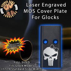 Punisher Girl Lasered Engraved MOS Cover Plate