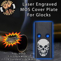 Skull Lasered Engraved MOS Cover Plate
