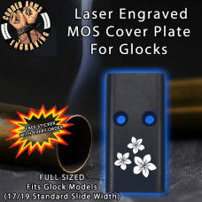 Flowers Lasered Engraved MOS Cover Plate