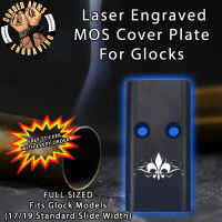 Fleur-de-lis Lasered Engraved MOS Cover Plate