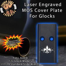 Fleur-de-lis Lasered Engraved MOS Cover Plate