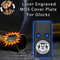 I Love Guns n Bacon Lasered Engraved MOS Cover Plate