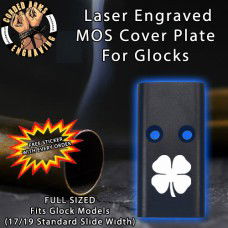 Lucky Clover Lasered Engraved MOS Cover Plate